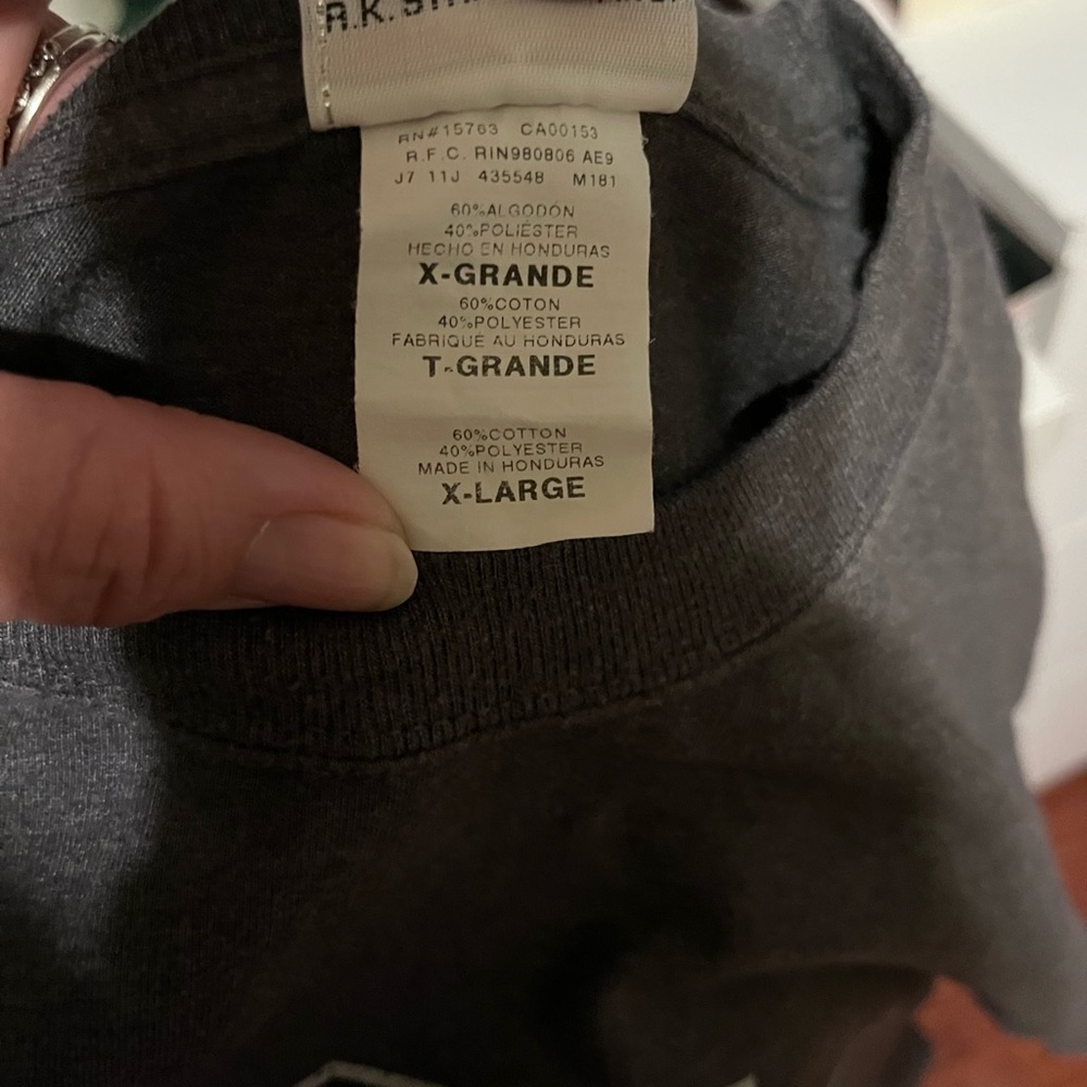 Harley Davidson T-Shirt Mens: XLarge Gray 35th anniversary Motorcycle Logo - Picture 4 of 4